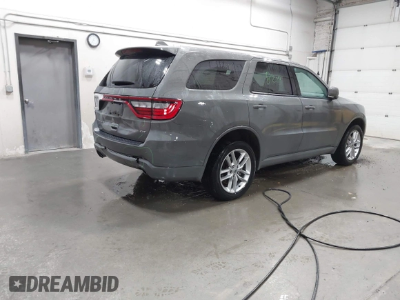 2022 Dodge Durango GT with VIN 1C4RDJDG0NC183169, listed as a IAAI auction lot 41906679 with 33,386 mi miles and . Bid and sale history available at DreamBid. Image 4.
