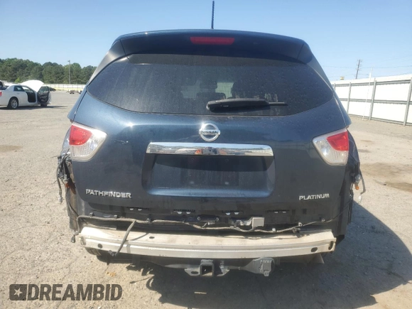 2015 Nissan Pathfinder S with VIN 5N1AR2MN0FC668749, listed as a Copart auction lot 52882495 with 125,061 mi miles and Salvage title. Bid and sale history available at DreamBid. Image 6.
