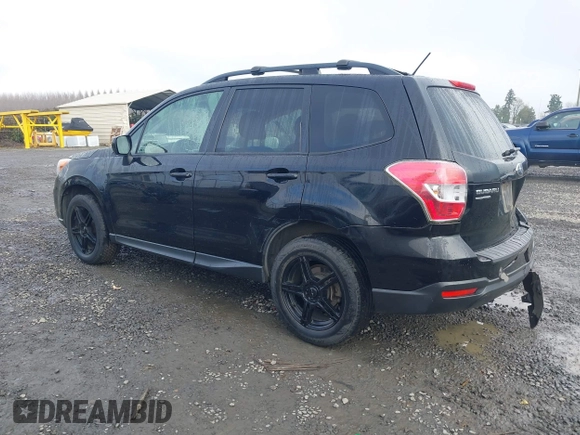2015 Subaru Forester 2.5i Premium with VIN JF2SJADC8FG567560, listed as a IAAI auction lot 41296722 with 75,392 mi miles. Bid and sale history available at carsss.com. Image 3.