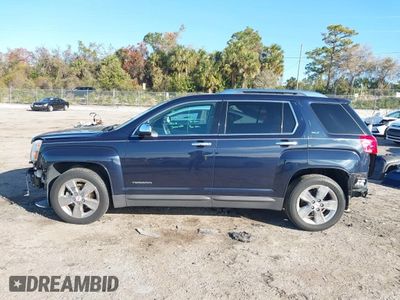 2015 GMC Terrain SLT with VIN 2GKALTEK7F6265090, listed as a IAAI auction lot 41405821 with 116,208 mi miles and . Bid and sale history available at DreamBid. Image 15.