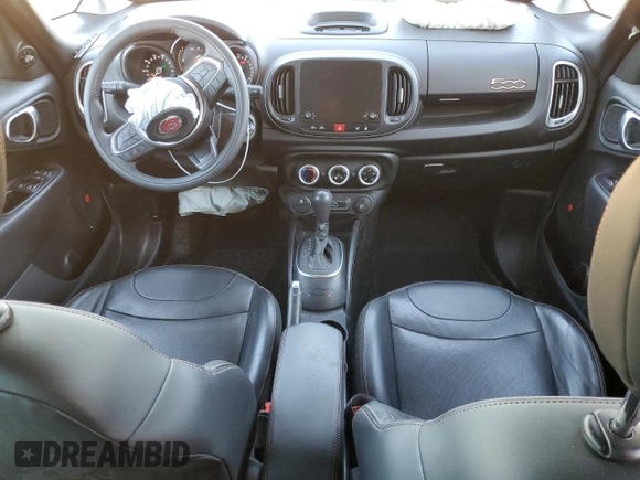2019 FIAT 500L Trekking with VIN ZFBNFADH3KZ042352, listed as a Copart auction lot 76575174 with 25,129 mi miles and Non Repairable. Bid and sale history available at carsss.com. Image 8.