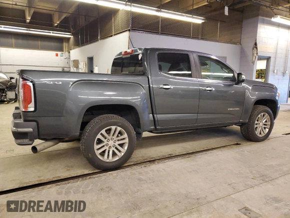 2017 GMC Canyon 4WD SLT with VIN 1GTP6DE1XH1189705, listed as a Copart auction lot 42450945 with 156,248 mi miles and Salvage Title. Bid and sale history available at carsss.com. Image 3.