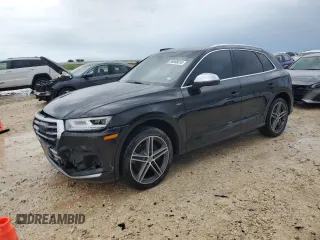 2018 Audi SQ5 Premium Plus z VIN WA1A4AFY8J2123606, wystawiony jako Copart lot #55566815 z przebiegiem 105 113 mil mil oraz Szkoda całkowita • Salvage title. Historia ofert i sprzedaży dostępna na DreamBid. Obrazek 1.