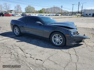 2014 Chevrolet Camaro LS with VIN 2G1FA1E39E9192377, listed as a Copart auction lot 47696065 with 112,549 mi miles and Salvage Title. Bid and sale history available at carsss.com. Image 4.