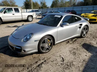 2008 Porsche 911 Turbo with VIN WP0AD29928S784087, listed as a Copart auction lot 47235215 with 80,401 mi miles and Salvage Title. Bid and sale history available at carsss.com. Image 1.