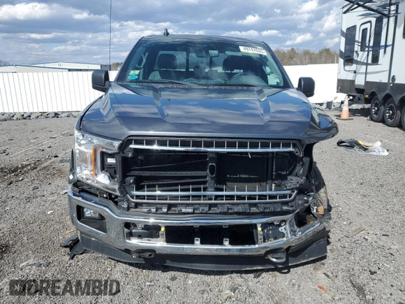 2019 Ford F-150 XL with VIN 1FTFX1E53KFA03720, listed as a Copart auction lot 49747035 with 75,468 mi miles and Salvage Title. Bid and sale history available at carsss.com. Image 5.