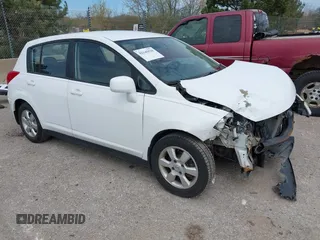 2009 Nissan Versa S with VIN 3N1BC13E39L450242, listed as a IAAI auction lot 42145528 with 239,291 mi miles and . Bid and sale history available at carsss.com. Image 1.