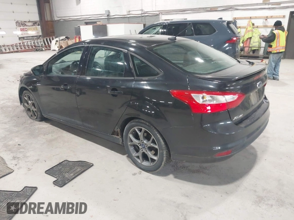 2014 Ford Focus SE with VIN 1FADP3F20EL114485, listed as a IAAI auction lot 41988373 with 119,963 mi miles. Bid and sale history available at carsss.com. Image 3.