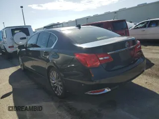 2016 Acura RLX Tech Pkg with VIN JH4KC1F56GC001475, listed as a Copart auction lot 75928934 with 0 mi miles and Non Repairable. Bid and sale history available at carsss.com. Image 2.