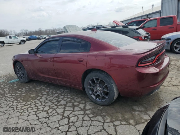 2018 Dodge Charger GT with VIN 2C3CDXJG5JH222251, listed as a Copart auction lot 46050435 with 0 mi miles and Salvage Title. Bid and sale history available at carsss.com. Image 2.