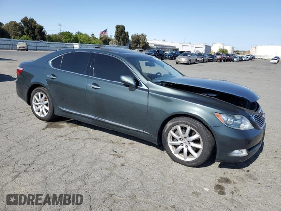 2007 Lexus LS 460 с VIN JTHBL46F275044449, выставлен на аукционе Copart как лот 59719565 с пробегом 127 836 миль миль и Списание • Salvage title. История ставок и продаж доступна на DreamBid. Изображение 4.