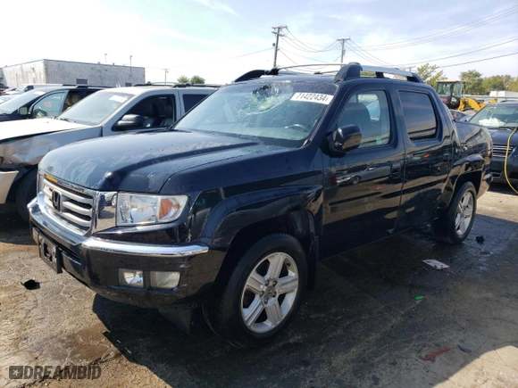 2012 Honda Ridgeline RTL with VIN 5FPYK1F54CB453251, listed as a Copart auction lot 71422434 with 167,759 mi miles and Salvage Title. Bid and sale history available at carsss.com. Image 1.