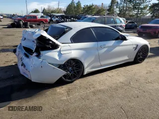 2020 BMW M4 with VIN WBS4Z9C04L5N26347, listed as a Copart auction lot 85129104 with 50,056 mi miles and Salvage Title. Bid and sale history available at carsss.com. Image 3.