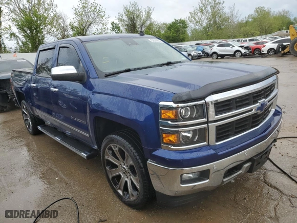 2014 Chevrolet Silverado 1500 LTZ with VIN 3GCUKSEC7EG461919, listed as a Copart auction lot 52022924 with 155,701 mi miles and Salvage Title. Bid and sale history available at carsss.com. Image 4.