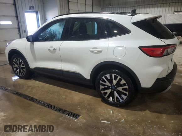 2020 Ford Escape SE Sport Hybrid with VIN 1FMCU9BZ0LUC28736, listed as a Copart auction lot 45525015 with 65,481 mi miles and Salvage Title. Bid and sale history available at DreamBid. Image 2.