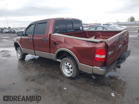 2005 Ford F-150 XLT with VIN 1FTPW14545KC40740, listed as a IAAI auction lot 41932653 with 164,641 mi miles. Bid and sale history available at carsss.com. Image 3.