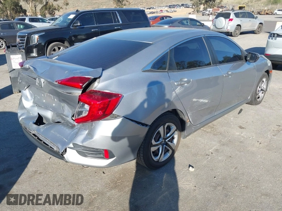2016 Honda Civic Sedan LX with VIN 19XFC2F50GE027409, listed as a IAAI auction lot 41678211 with 116,498 mi miles. Bid and sale history available at carsss.com. Image 4.