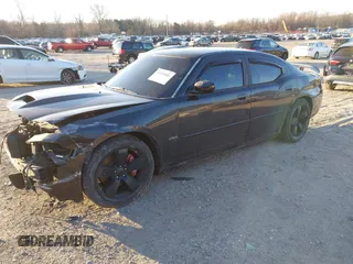 2006 Dodge Charger SRT-8 with VIN 2B3KA73W36H333944, listed as a IAAI auction lot 41339051 with 155,475 mi miles and . Bid and sale history available at carsss.com. Image 2.
