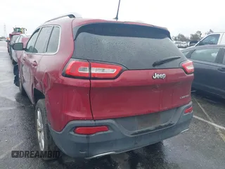 2017 Jeep Cherokee Limited with VIN 1C4PJLDB5HW516775, listed as a IAAI auction lot 41798412 with 106,186 mi miles. Bid and sale history available at carsss.com. Image 3.