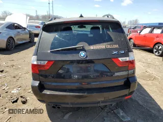 2008 BMW X3 3.0si with VIN WBXPC93488WJ09763, listed as a Copart auction lot 53031235 with 102,451 mi miles and Clean Title. Bid and sale history available at carsss.com. Image 6.