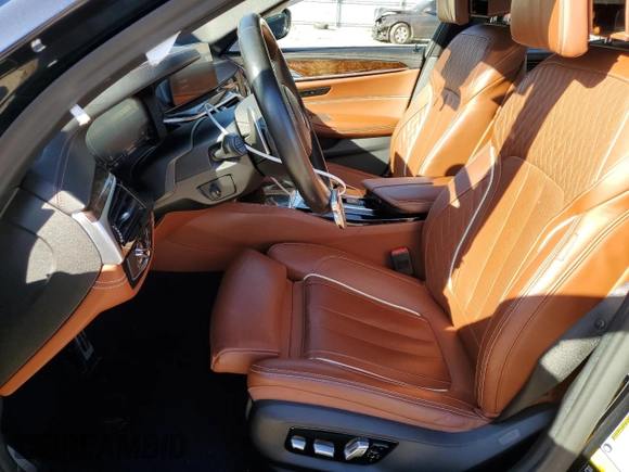 2020 BMW 5 Series M550i xDrive with VIN WBAJS7C0XLCE44248, listed as a Copart auction lot 48660045 with 73,949 mi miles and Salvage title. Bid and sale history available at DreamBid. Image 7.