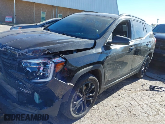 2022 GMC Terrain SLT with VIN 3GKALPEV2NL239122, listed as a IAAI auction lot 41074071 with 36,920 mi miles. Bid and sale history available at carsss.com. Image 15.