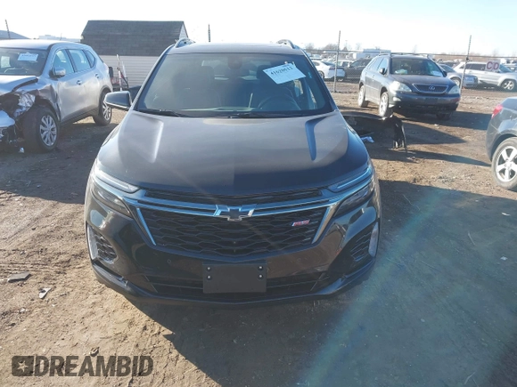 2023 Chevrolet Equinox RS with VIN 3GNAXMEG2PL270400, listed as a IAAI auction lot 41620512 with 11,698 mi miles. Bid and sale history available at carsss.com. Image 13.