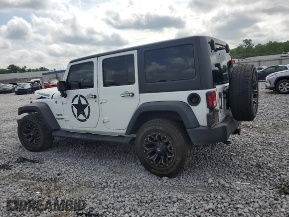 2018 Jeep Wrangler Unlimited Sport S with VIN 1C4HJWDG7JL925191, listed as a Copart auction lot 60203105 with Not provided miles and Salvage title. Bid and sale history available at DreamBid. Image 2.