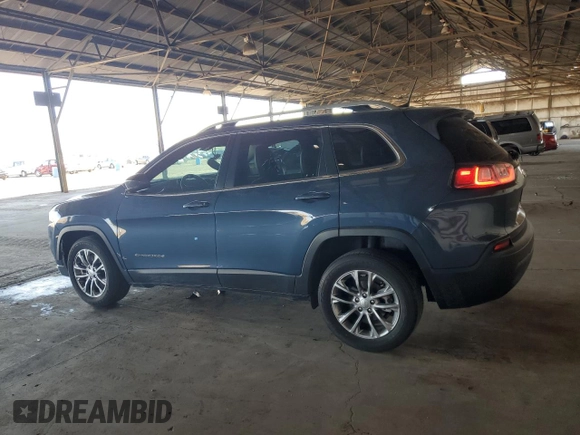 2021 Jeep Cherokee Altitude with VIN 1C4PJLLB3MD114891, listed as a Copart auction lot 47233545 with 48,144 mi miles and Salvage Title. Bid and sale history available at carsss.com. Image 2.