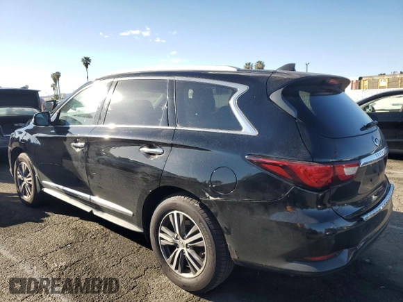 2018 Infiniti QX60 with VIN 5N1DL0MN0JC510584, listed as a Copart auction lot 47620935 with 182,537 mi miles and Salvage Title. Bid and sale history available at carsss.com. Image 2.
