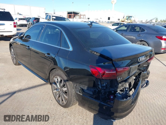 2022 Audi A4 Premium z VIN WAUABAF46NA019276, wystawiony jako IAAI lot #41059250 z przebiegiem 27 397 mil mil oraz . Historia ofert i sprzedaży dostępna na DreamBid. Obrazek 3.
