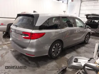 2024 Honda Odyssey EX-L with VIN 5FNRL6H6XRB050493, listed as a IAAI auction lot 41805653 with 13,001 mi miles and . Bid and sale history available at DreamBid. Image 4.