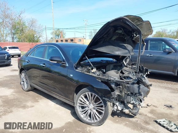 2021 Cadillac CT4 Premium Luxury z VIN 1G6DF5RK8M0121711, wystawiony jako IAAI lot #42197628 z przebiegiem Nie podano mil oraz . Historia ofert i sprzedaży dostępna na DreamBid. Obrazek 1.