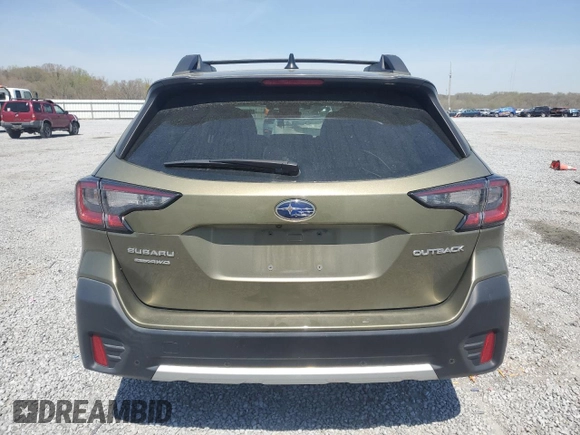 2022 Subaru Outback Limited with VIN 4S4BTANC7N3200139, listed as a Copart auction lot 50597605 with 34,025 mi miles and Salvage Title. Bid and sale history available at DreamBid. Image 6.