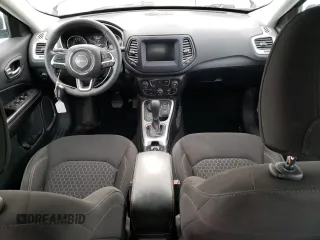 2021 Jeep Compass Sport with VIN 3C4NJDAB2MT516752, listed as a Copart auction lot 49708635 with 58,970 mi miles and Salvage Title. Bid and sale history available at DreamBid. Image 8.