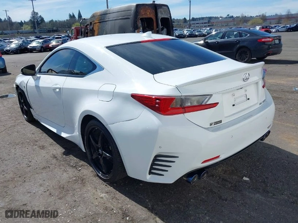 2018 Lexus RC with VIN JTHHZ5BC6J5018471, listed as a IAAI auction lot 41890316 with 49,918 mi miles. Bid and sale history available at carsss.com. Image 3.