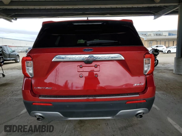 2024 Ford Explorer Limited with VIN 1FMSK8FH9RGA24893, listed as a Copart auction lot 47862475 with 30,596 mi miles and Salvage Title. Bid and sale history available at carsss.com. Image 6.
