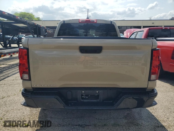 2023 Chevrolet Colorado 2WD Work Truck with VIN 1GCGSBECXP1170474, listed as a Copart auction lot 59870795 with 25,739 mi miles and Clean title. Bid and sale history available at DreamBid. Image 6.