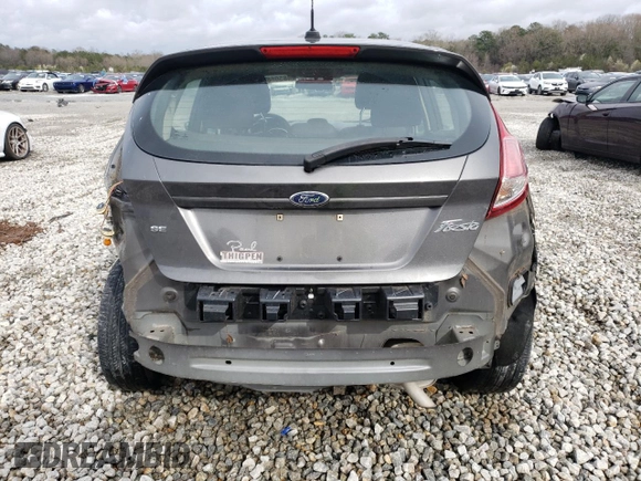 2017 Ford Fiesta SE with VIN 3FADP4EJ5HM167667, listed as a Copart auction lot 48505885 with 37,263 mi miles and Salvage Title. Bid and sale history available at carsss.com. Image 6.