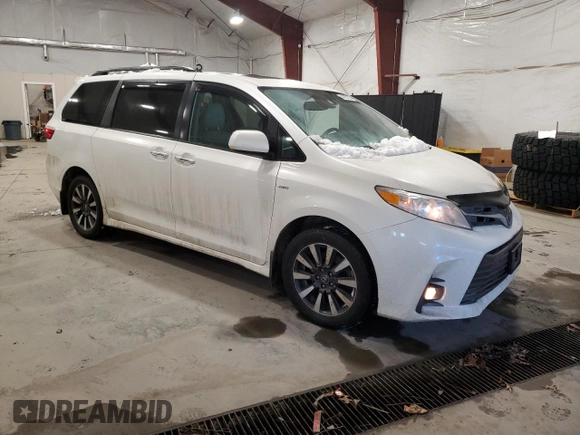 2019 Toyota Sienna XLE with VIN 5TDDZ3DC6KS218912, listed as a Copart auction lot 44767225 with 107,493 mi miles and Salvage Title. Bid and sale history available at carsss.com. Image 4.