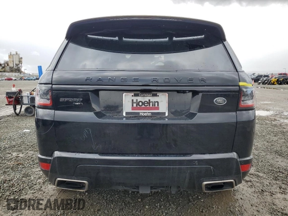 2020 Land Rover Range Rover Sport HST with VIN SALWS2RUXLA885448, listed as a Copart auction lot 47314015 with 60,659 mi miles and Salvage title. Bid and sale history available at DreamBid. Image 6.