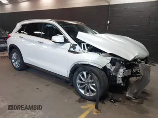 2022 Infiniti QX50 Essential with VIN 3PCAJ5CB2NF106826, listed as a IAAI auction lot 41935181 with 40,388 mi miles and . Bid and sale history available at DreamBid. Image 1.