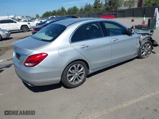2017 Mercedes-Benz C-Class C 300 with VIN 55SWF4JB8HU195275, listed as a IAAI auction lot 41721994 with 104,595 mi miles. Bid and sale history available at carsss.com. Image 4.