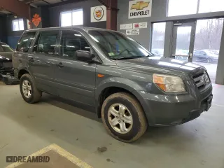 2007 Honda Pilot LX with VIN 5FNYF181X7B028436, listed as a Copart auction lot 52872865 with 203,708 mi miles and Salvage Title. Bid and sale history available at carsss.com. Image 4.