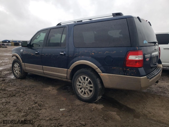 2014 Ford Expedition EL XLT with VIN 1FMJK1H5XEEF14710, listed as a Copart auction lot 46679775 with 152,301 mi miles and Salvage Title. Bid and sale history available at carsss.com. Image 2.