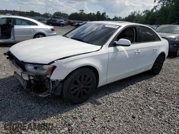2013 Audi A4 Premium with VIN WAUAFAFL3DN025331, listed as a Copart auction lot 55122445 with 114,147 mi miles and Salvage title. Bid and sale history available at DreamBid. Image 1.
