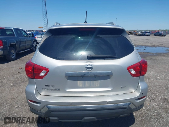 2018 Nissan Pathfinder SL with VIN 5N1DR2MN6JC605063, listed as a IAAI auction lot 41971664 with 99,505 mi miles. Bid and sale history available at carsss.com. Image 16.