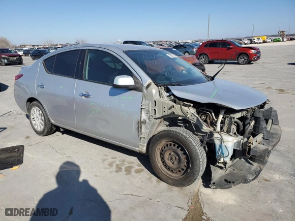 2014 Nissan Versa S Plus with VIN 3N1CN7APXEL818285, listed as a Copart auction lot 42097855 with 157,118 mi miles and Salvage Title. Bid and sale history available at carsss.com. Image 4.