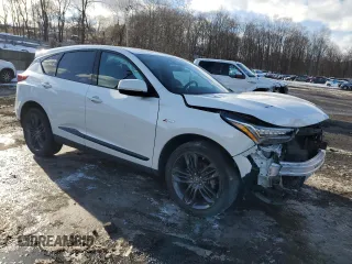 2020 Acura RDX w/A-Spec Pkg with VIN 5J8TC2H66LL018158, listed as a Copart auction lot 45853445 with 59,957 mi miles and Salvage title. Bid and sale history available at DreamBid. Image 4.