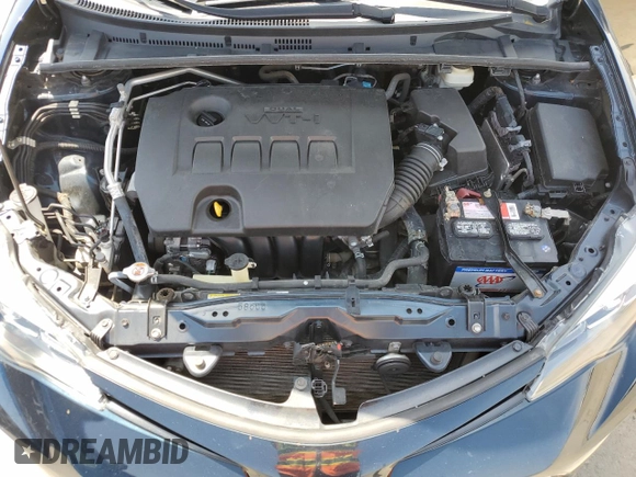 2019 Toyota Corolla L with VIN 2T1BURHE1KC130475, listed as a Copart auction lot 57521325 with 139,033 mi miles and Salvage Title. Bid and sale history available at DreamBid. Image 11.